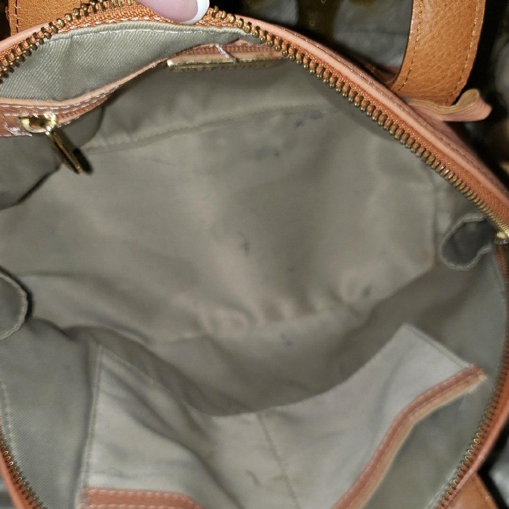 Valentina Lambskin Leather Satchel - Picture 12 of 14